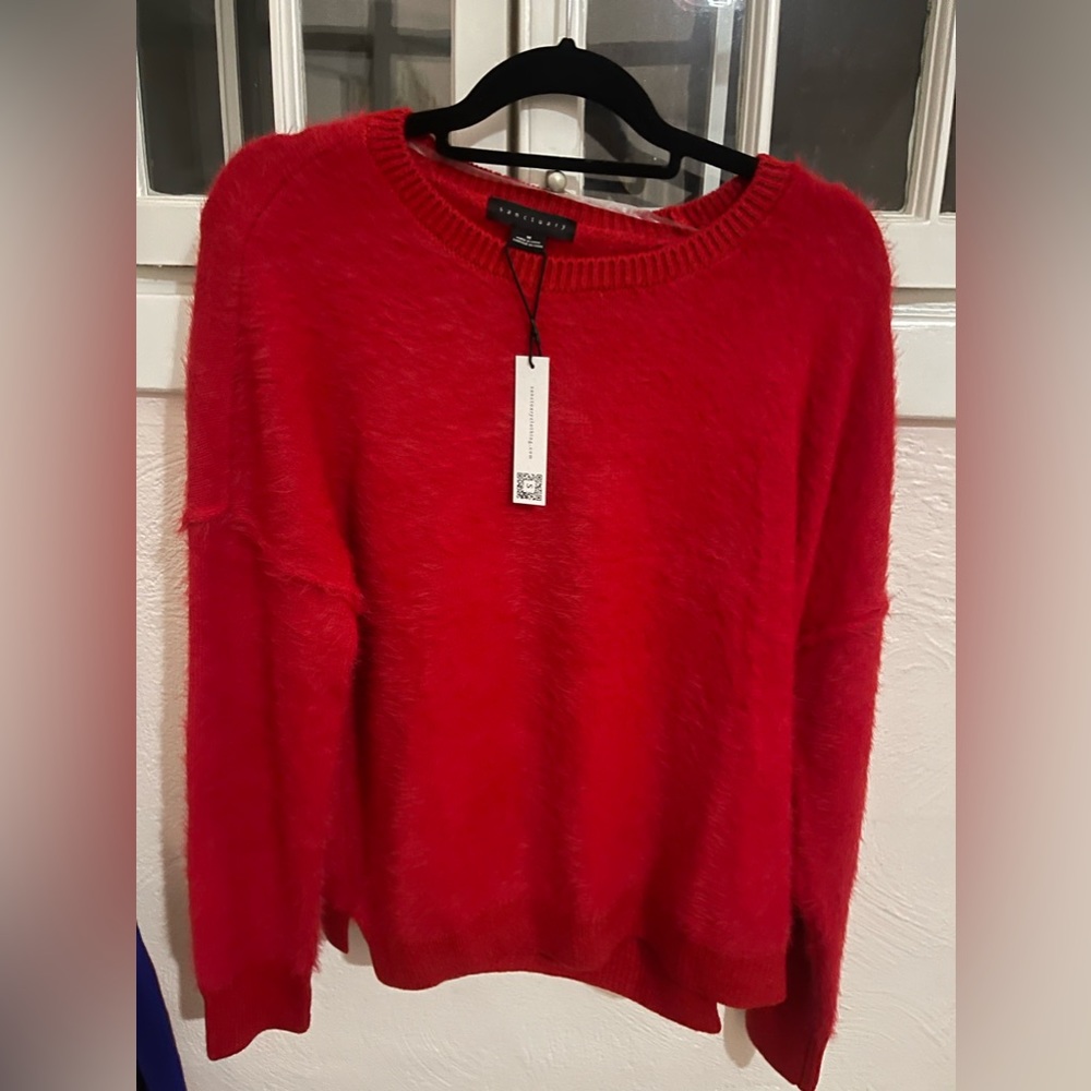 NWT Nordstrom Sanctuary Red Soft Sweater Size MEDIUM